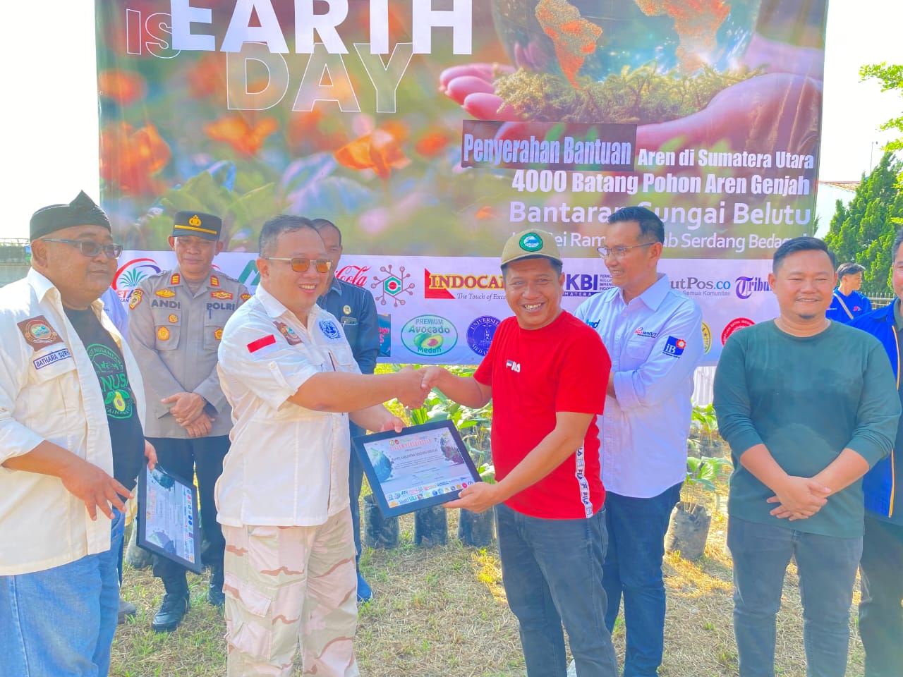 Pemkab Serdang Bedagai dan Bank Sumut Tanam 4.000 Pohon Aren di Sei Rampah