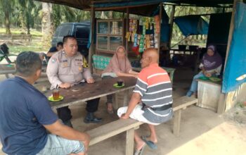 Polsek Sipispis Sambang Kamtibmas di Desa Gunung Pane