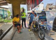 Pengemudi Becak Mendapat Edukasi Sat Lantas Polres Tebing Tinggi Untuk Tertib Berlalulintas
