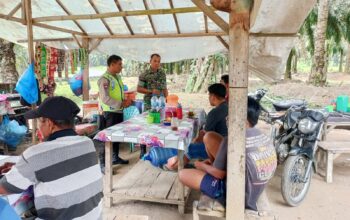Polsek Dolok Merawan Aktif Sambangi Warga Guna Menyampaikan Pesan Kamtibmas