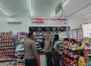 Karyawan Mini Market Diberikam Himbauan Sat Binmas Polres Tebing Tinggi Terkait Kamtibmas