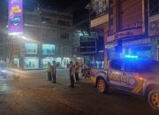 Polres Tebing Tinggi  Jaga Keamanan di Malam Hari Melalui Patroli Blue Light