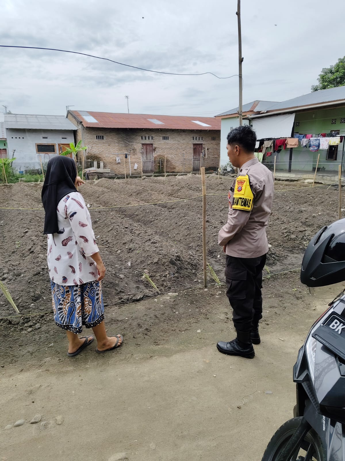 Polres Tebing Tinggi Ajak Warga Manfaatkan Lahan Kosong Untuk Ketahanan Pangan