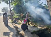 Polsek Rambutan Polres Tebing Tinggi Gotong Royong dan Sosialisasi Kamtibmas