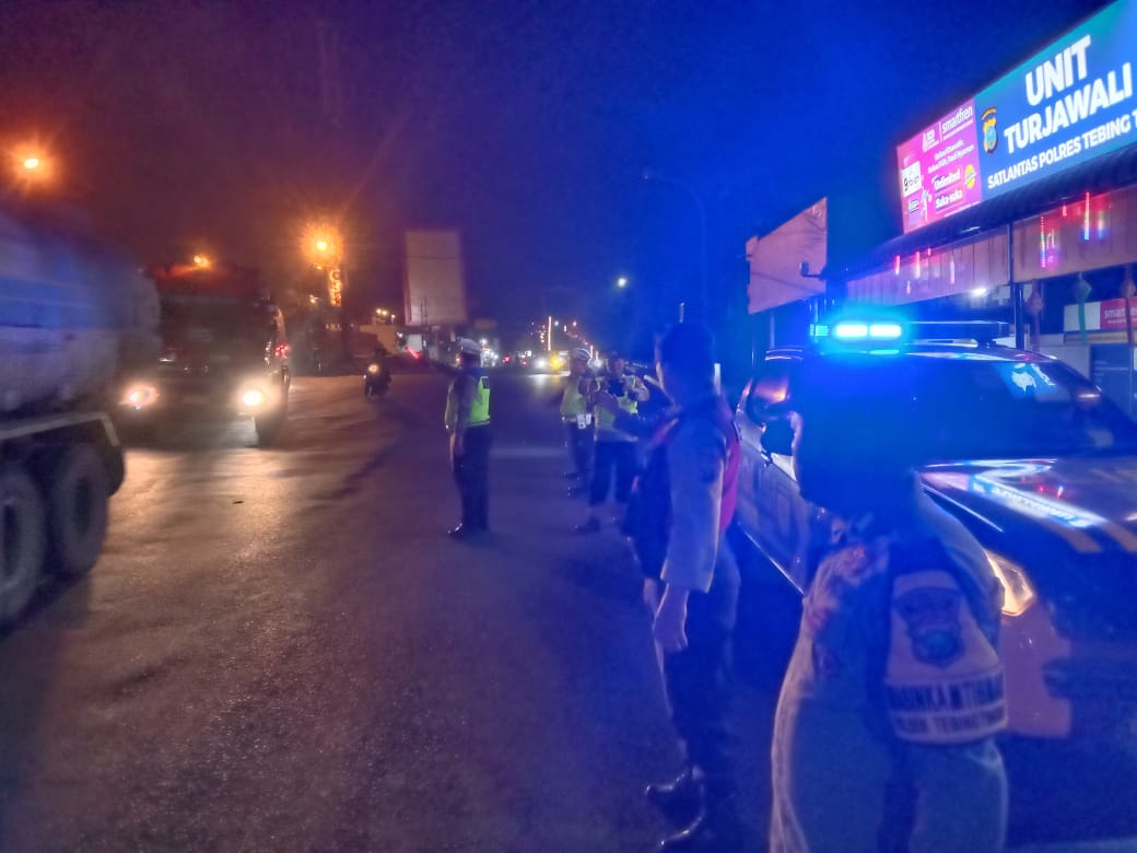 Intensifkan Patroli Blue Light, Polres Tebing Tinggi Berupaya Menjaga Stabilitas Kamtibmas