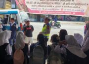 Pelajar dan Masyarakat Mendapat Edukasi Satlantas Polres Tebing Tinggi Agar Tertib Berlalulintas