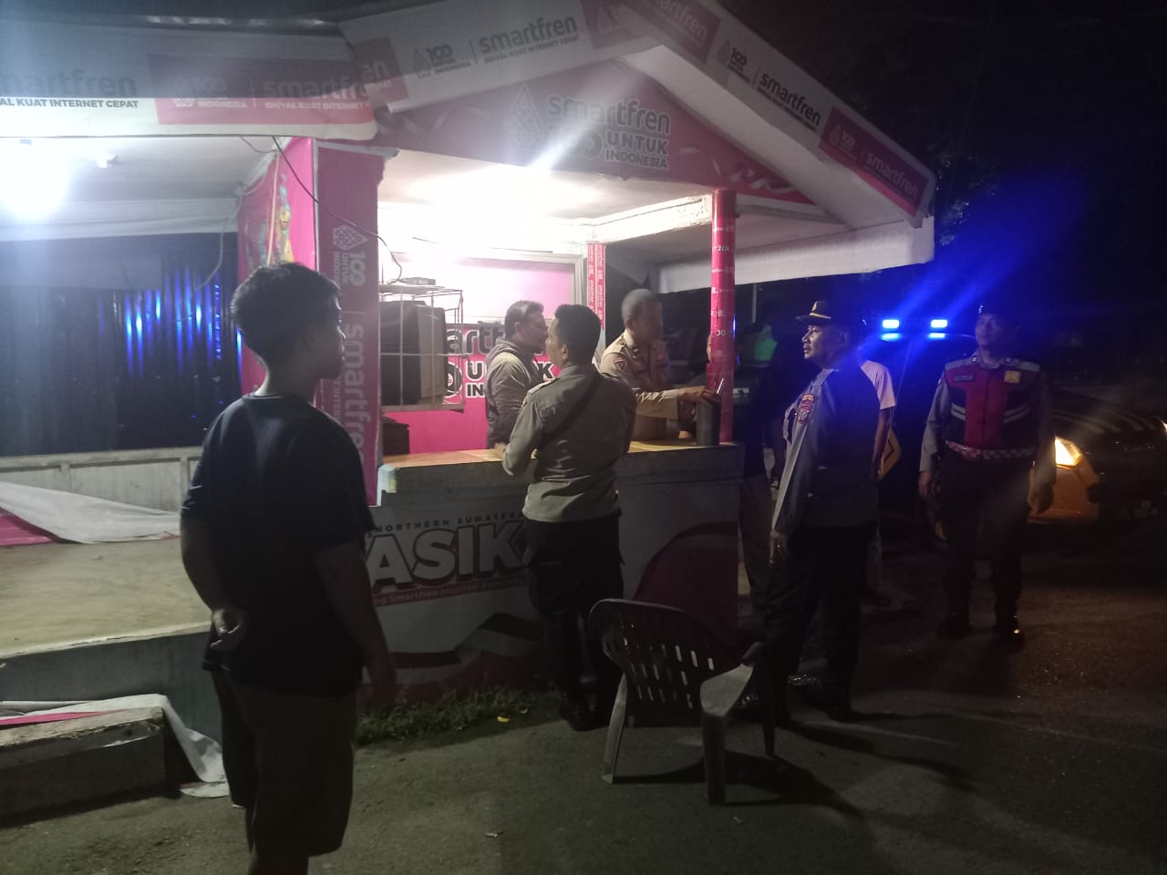 Sat Binmas Polres Tebing Tinggi Aktifkan Kembali Pos Satkamling Merah Putih