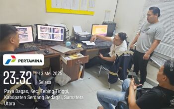 Cegah Aksi Kejahatan, Polres Tebing Tinggi Lakukan Patroli Malam di Gerbang Tol