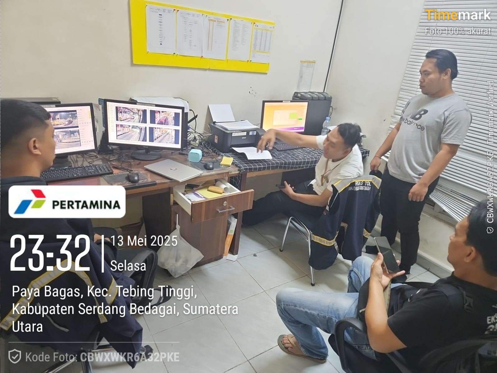 Cegah Aksi Kejahatan, Polres Tebing Tinggi Lakukan Patroli Malam di Gerbang Tol