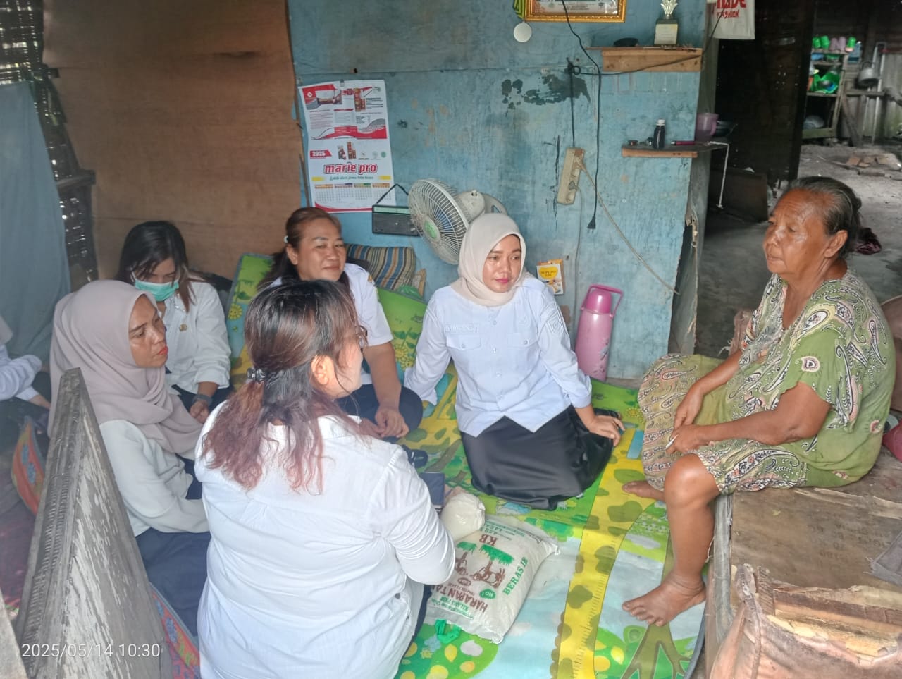 Puskesmas Sialang Buah Lakukan Home Visit, Bantu Lansia