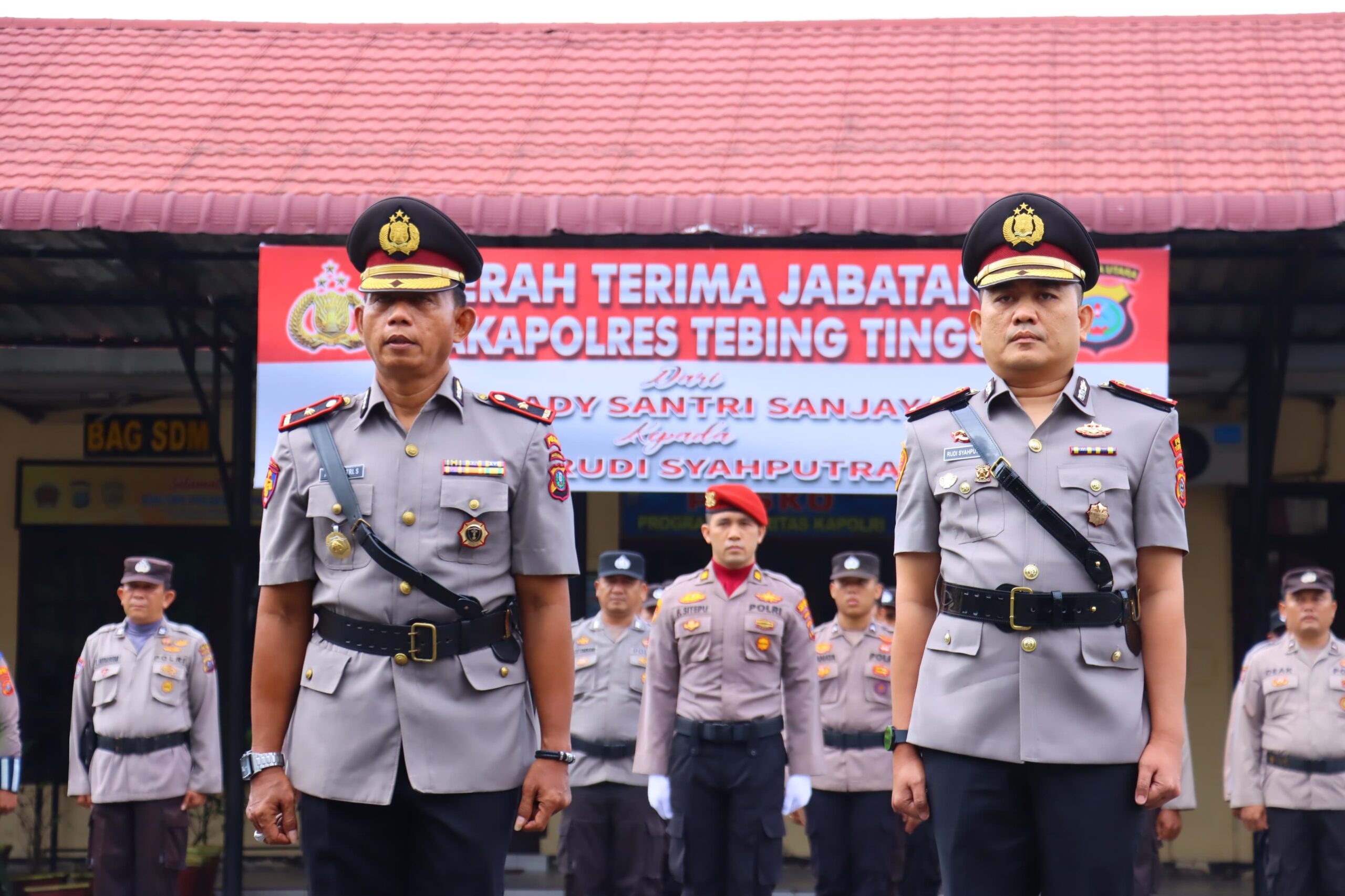 Sertijab Digelar, Kompol Rudi Syahputra Resmi Jabat Wakapolres Tebing Tinggi