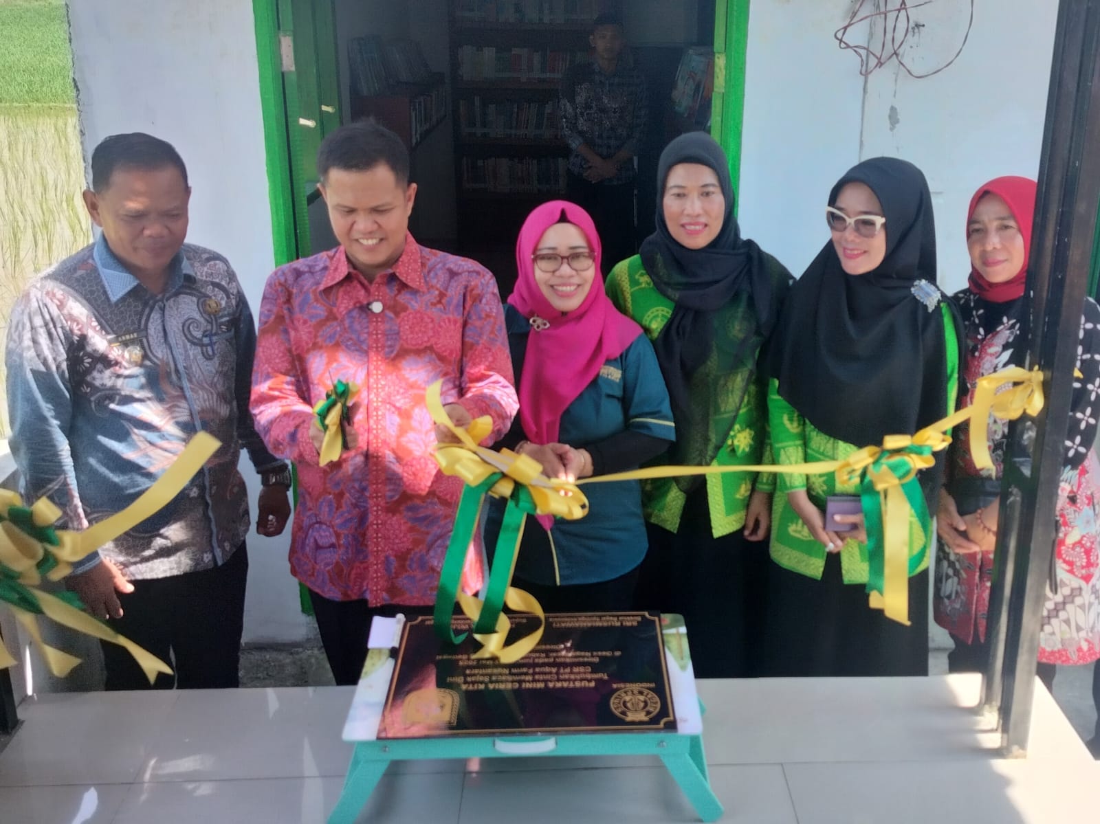 Regal Springs Resmikan Perpustakaan dan Dukung Gizi Anak di Serdang Bedagai