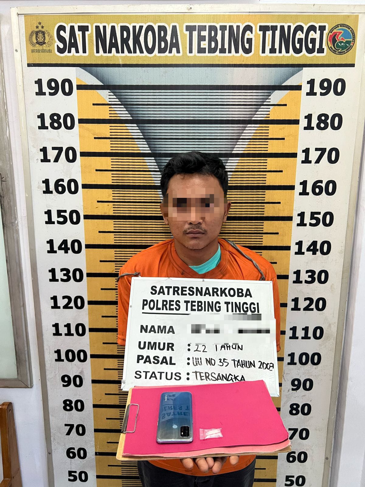 Pria Pemilik Sabu 1,57 Gram, Ditangkap Polres Tebing Tinggi