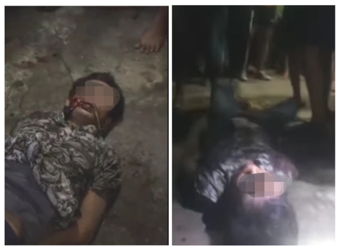 Viral, Pelaku Begal Tertangkap di Tebing Tinggi Jadi Bulan Bulanan Warga