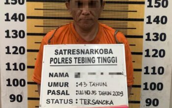Dilaporkan Warga, Pelaku Narkoba Diciduk Polres Tebing Tinggi Beserta 2 Paket Sabu Sebagai Barang Bukti