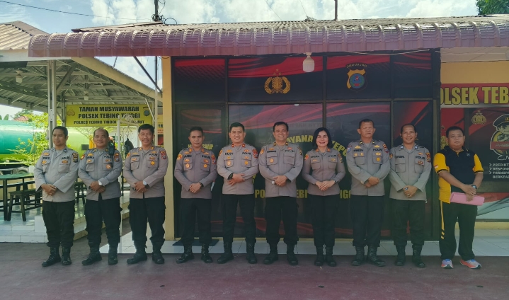 Lakukan Pengawasan, Wakapolres Kompol Rudi Syahputra Kunjungan di Polsek Tebing Tinggi