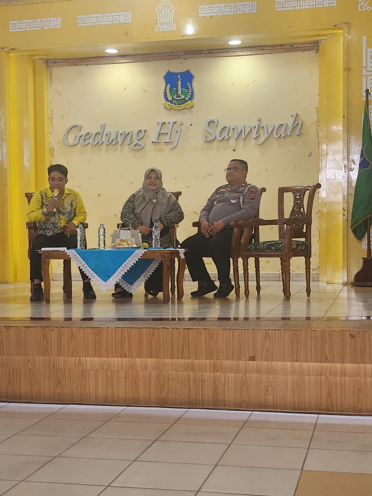 Satlantas Polres Tebing Tinggi Narasumber Diskusi Wawasan Kebangsaan Ikatan Pelajar Al-Washliyah