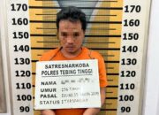 Sembunyi Dikolong Rumah Panggung, Pengedar Sabu Berhasil Diringkus Polres Tebing Tinggi