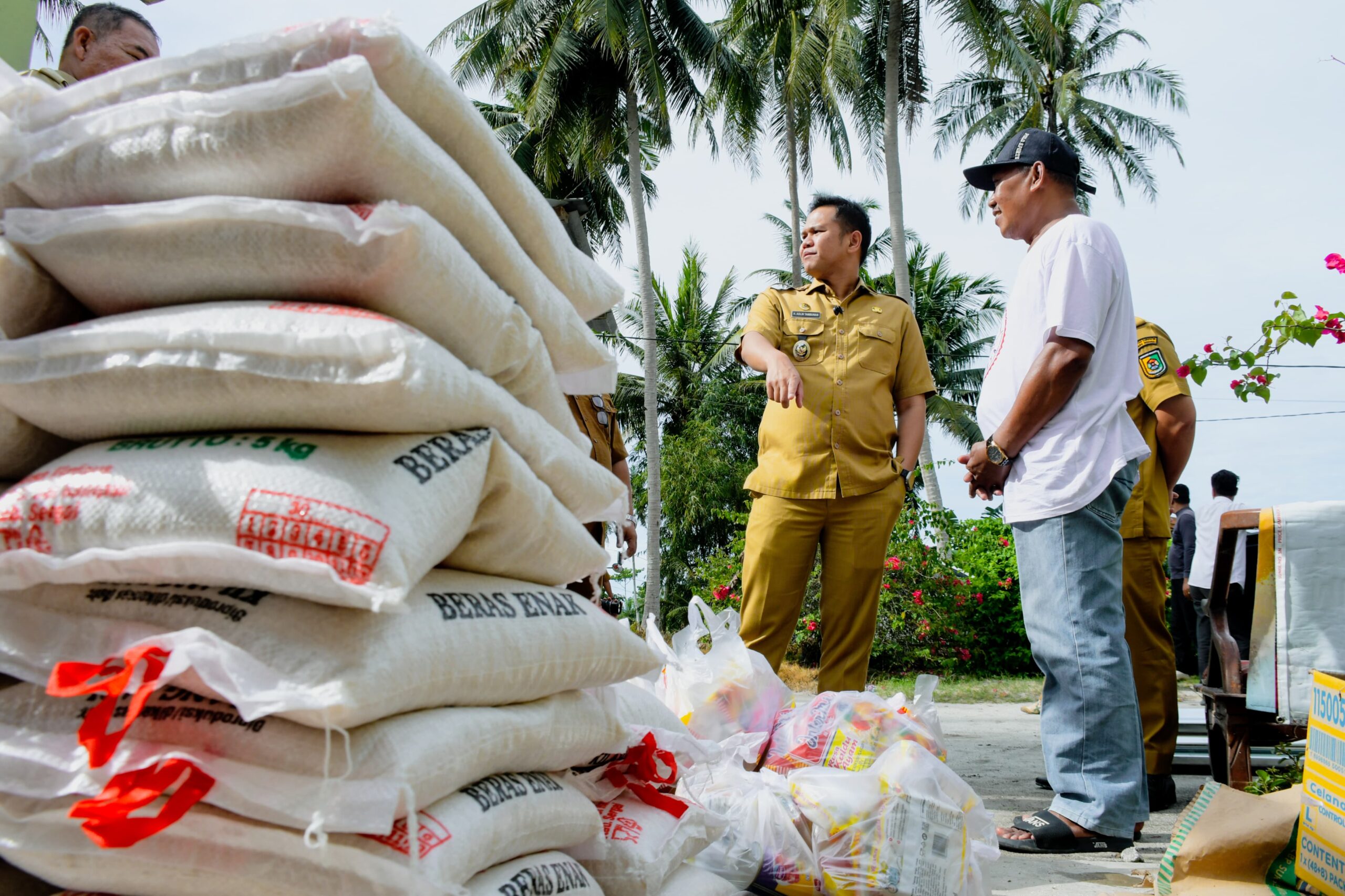 Pemkab Sergai Sigap Salurkan Bantuan untuk Korban Puting Beliung
