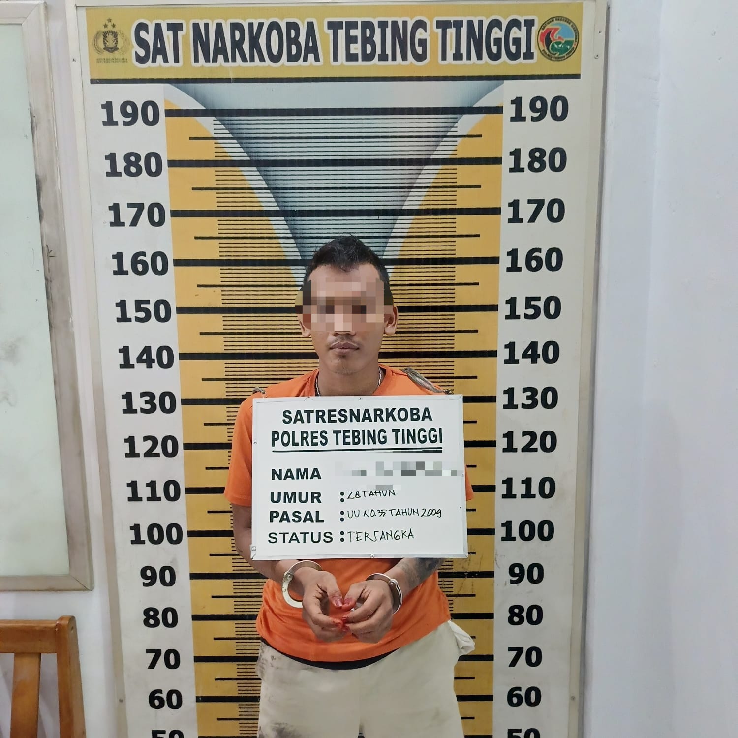 Pengedar Narkoba Ditangkap Polres Tebing Tinggi, Barbut 30 Gram Sabu Disita