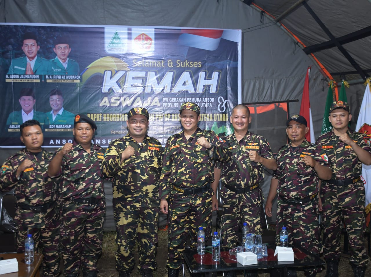 Kemah Aswaja Perkuat Konsolidasi dan Kaderisasi Ansor-Banser Sumut