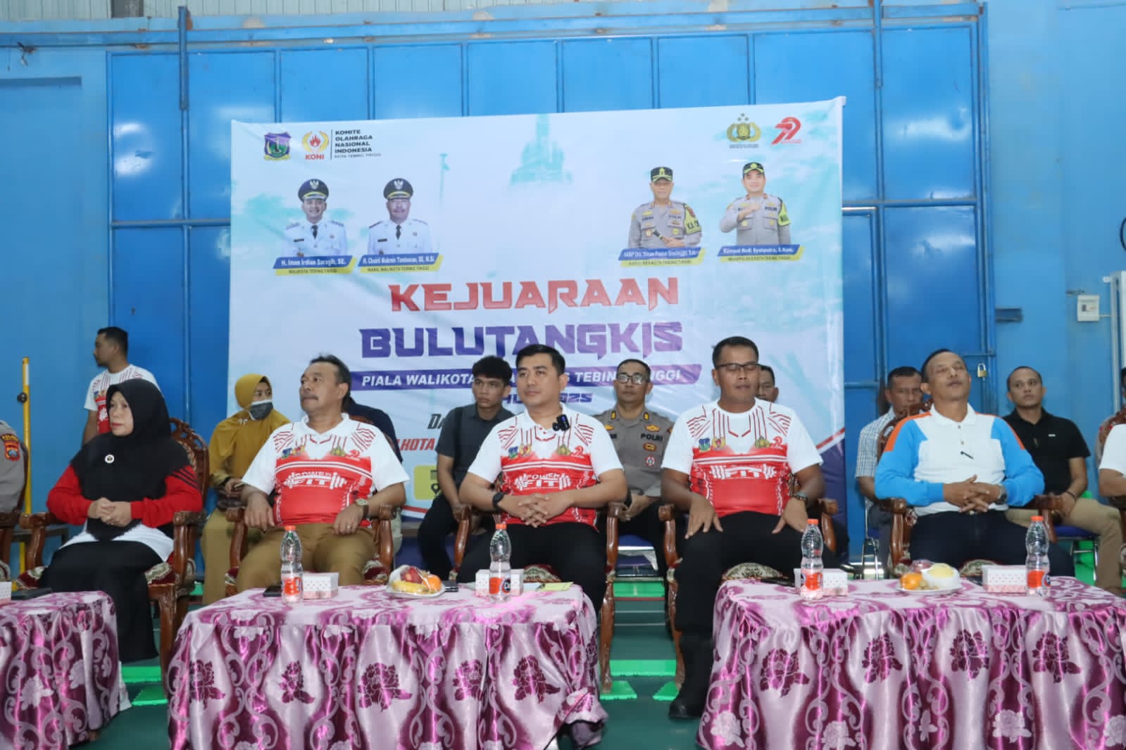 Meriahkan HUT Bhayangkara ke 79, Polres Tebing Tinggi Adakan Turnamen Badminton Piala Kapolres