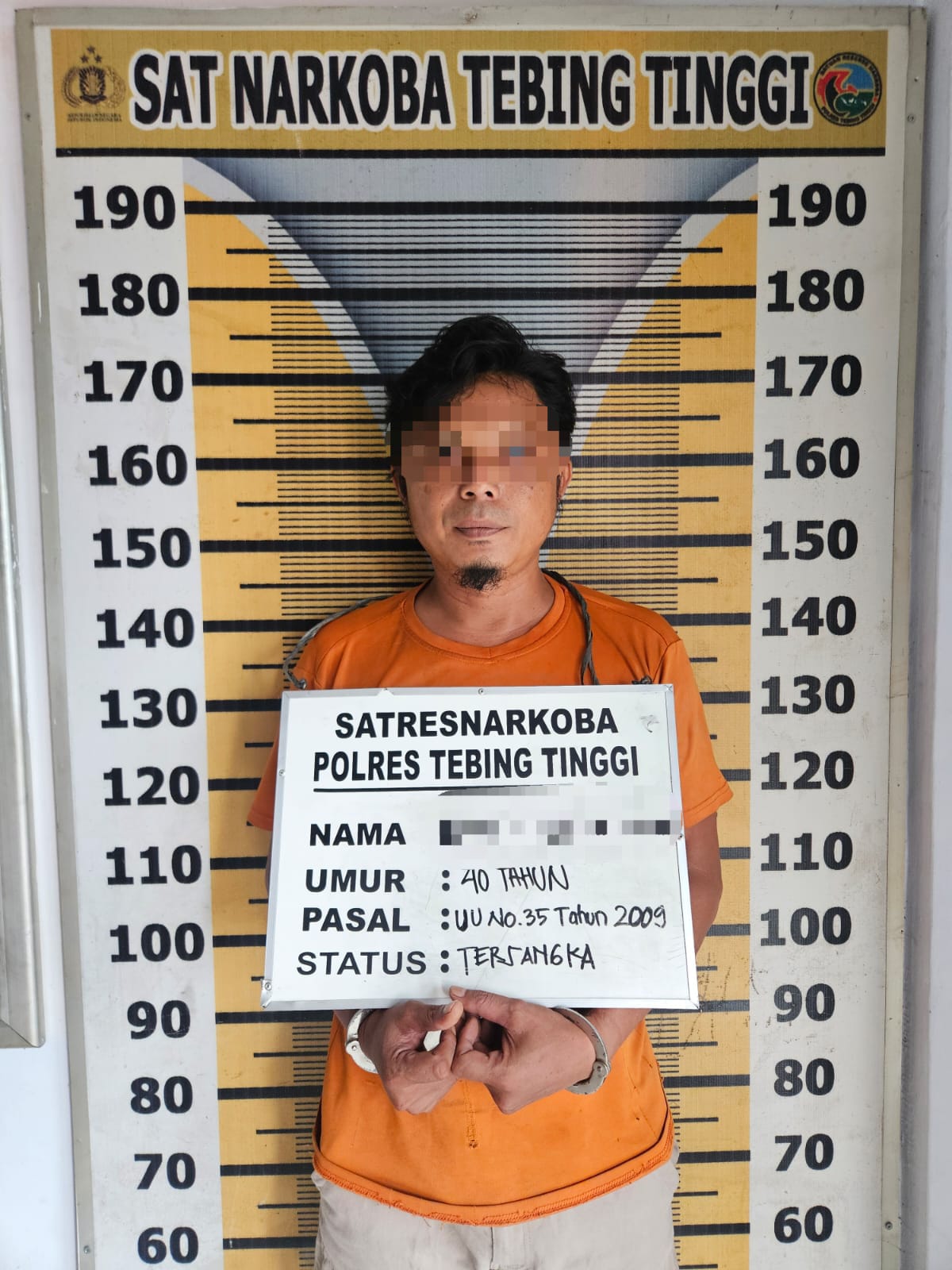 Polres Tebing Tinggi Tangkap Pengedar Sabu di Desa Binjai