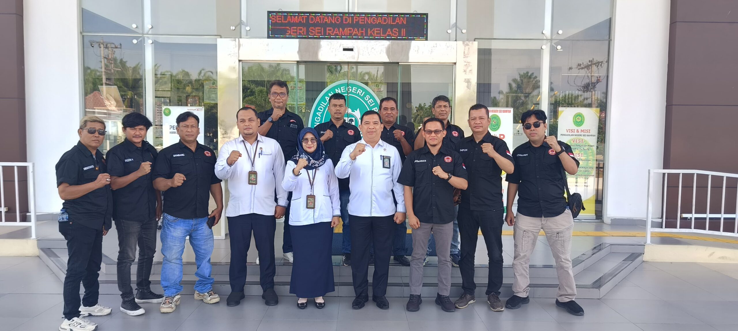 Audiensi Forwakum Bangun Sinergitas, PN Sei Rampah Tegaskan Media Pilar Demokrasi
