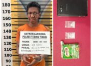 Polres Tebing Tinggi Tangkap Pemilik Sabu di Gang Jati