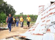 Bupati Sergai Turun Tangan! Bantuan Darurat untuk Warga Terdampak Angin Puting Beliung