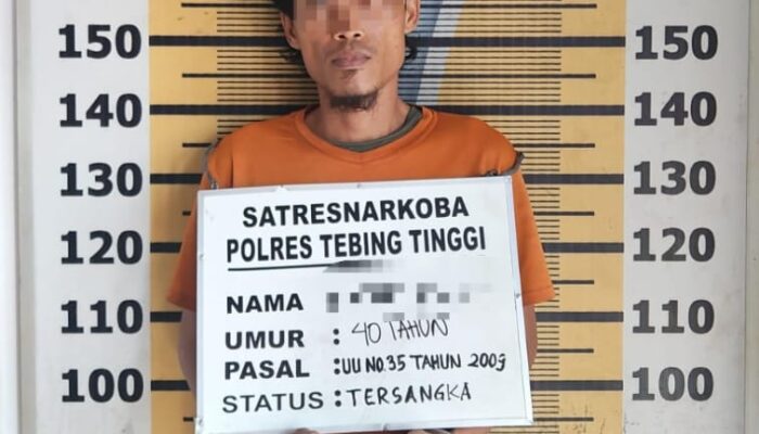 Residivis Narkoba Berulah Lagi, Polres Tebing Tinggi Tangkap Pelaku Bersama Barbut Sabu