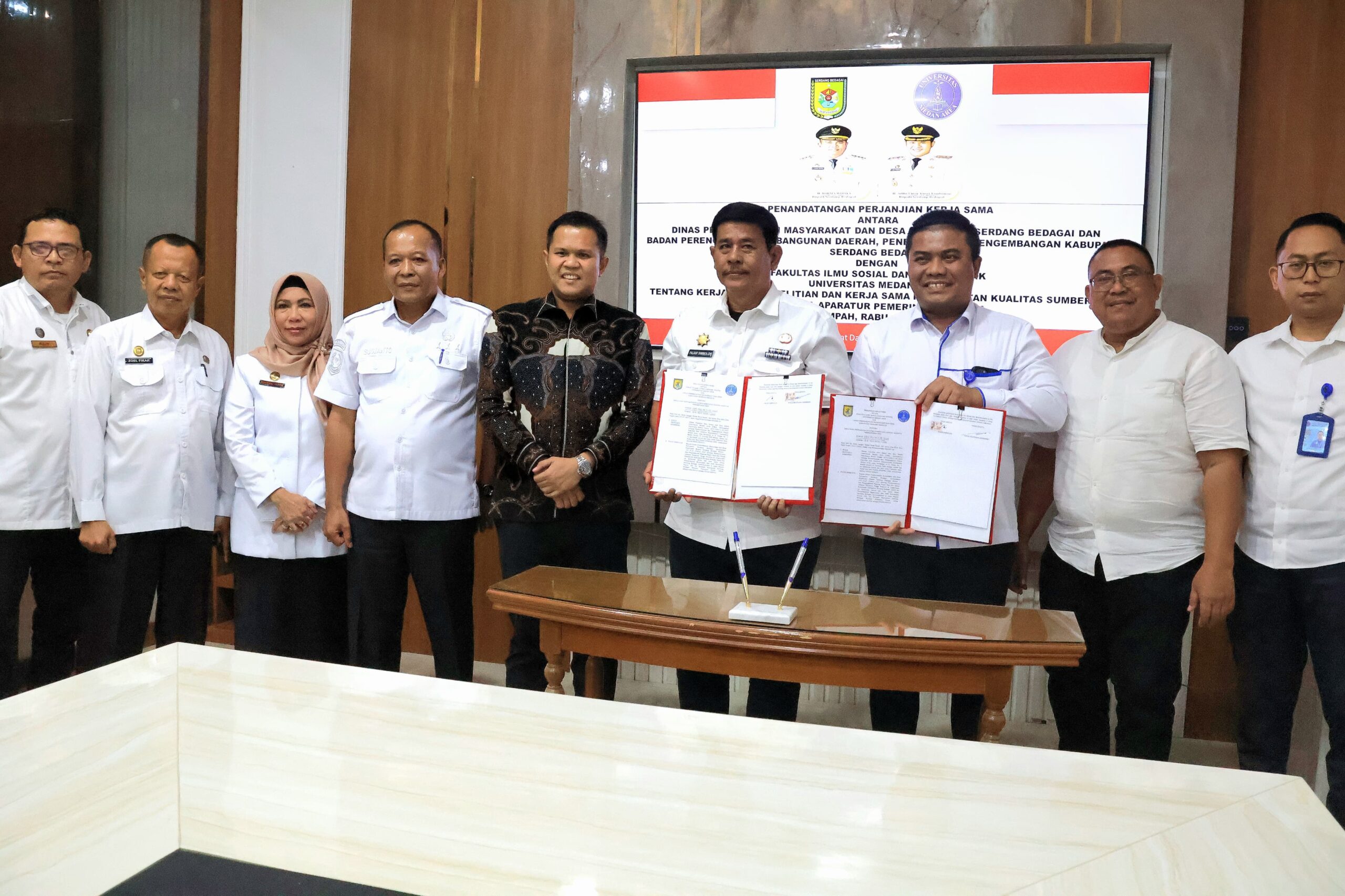 Pemkab Sergai dan UMA Bersinergi Untuk Pembangunan Desa yang Berkelanjutan