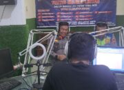 Polres Tebing Tinggi Melalui Radio DIS FM Sampaikan Sosialisasikan Ops Patuh Toba 2025