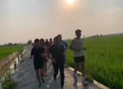 Lari di Hamparan Sawah yang Hijau, Menuju Sunset yang Indah di  Festival Fun Run Sergai 8K