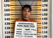 Pria Pemilik Sabu Ditangkap Polres Tebing Tinggi Dilokasi Pemotongan Ayam