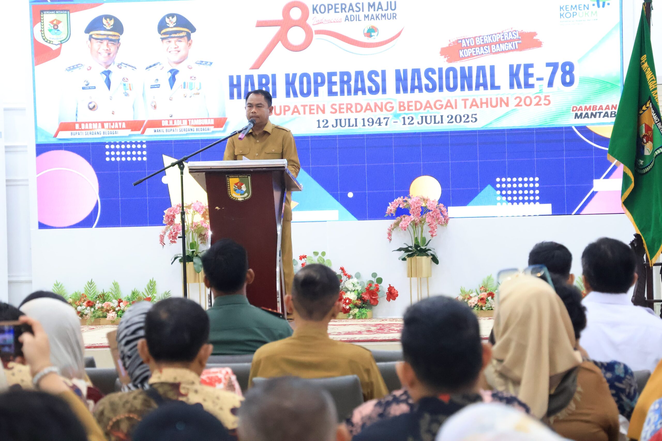 Peringatan Hari Koperasi ke-78 di Sergai, Bupati Darma Wijaya Sampaikan Pesan Inspiratif