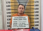 Peredaran Narkoba Gagal, Polres Tebing Tinggi Tangkap Satu Pelaku di Sipispis
