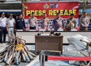 Satlantas Polres Sergai Sita dan Musnahkan 497 Knalpot Brong, Pengendara Ditegaskan Kena Tilang