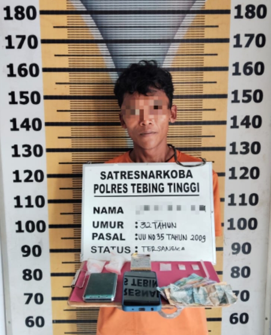 Pengedar Sabu Ini Kembali Diciduk Satres Narkoba Polres Tebing Tinggi