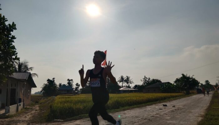 Funrun & Sunset Sambut HUT RI ke-80 di Sergai Meriah, Bupati Bagikan Sepeda