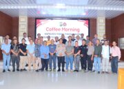 Coffee Morning, Kapolres Tebing Tinggi Bersama Wartawan Bangun Komunikasi dan Kemitraan Untuk Masyarakat