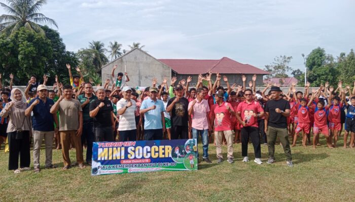Bupati Harap Turnamen Mini Soccer Jadi Ajang Sportivitas dan Persatuan