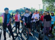Semangat HUT ke-80 RI di Sergai, Bupati-Wabup Gowes Bareng Warga