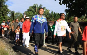 Makin Semangat! Semarak Kemerdekaan dan Peresmian Jalan di Dolok Masihul