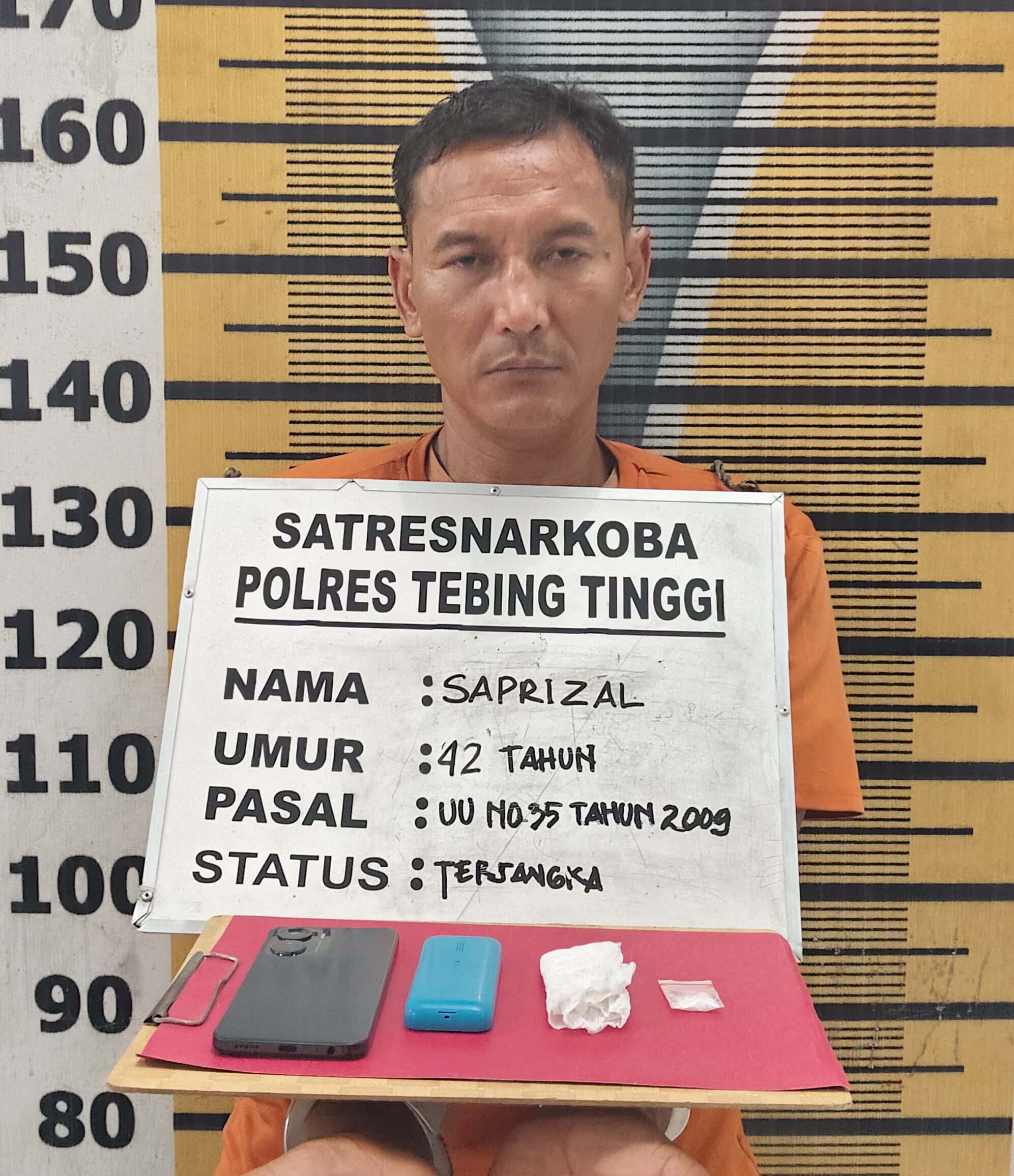 Pengedar Sabu Dibekuk Polres Tebing Tinggi Dipinggir Jalan
