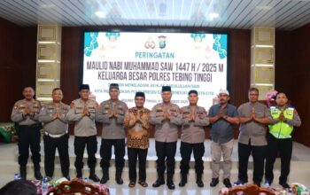 Polres Tebing Tinggi Peringati Maulid Nabi Muhammad SAW 1447 Hijriah