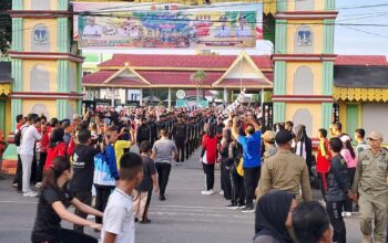 Polres Tebing Tinggi Pengamanan Car Free Day Jalan Sehat Bersama Walikota dan Masyarakat