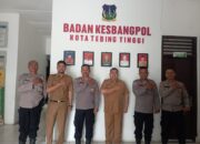 Polres Tebing Tinggi Koordinasi dengan Kesbangpol Terkait Pengaktifan Satkamling