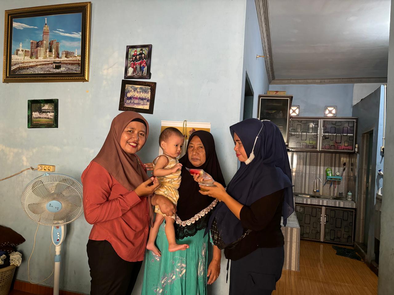 Siti Aisah DPRD Sergai Pimpin Gerakan Tekan Stunting di Desa Pekan Tanjung Beringin.
