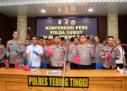 Tawuran Berujung Maut Terungkap, Kapolres Tebing Tinggi Sampaikan Dalam Konferensi Pers Pada Media